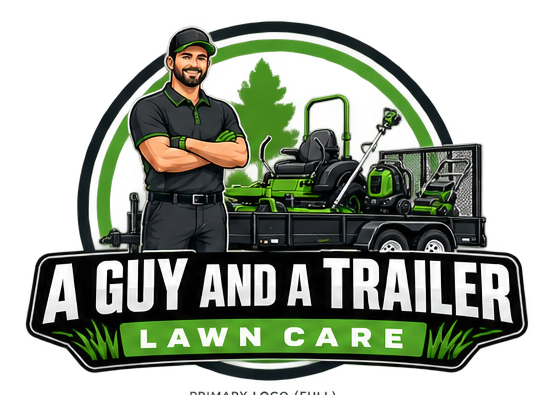 A Guy and a Trailer Lawn Care logo